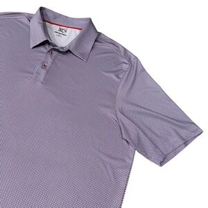 Johnston & Murphy XC4 Performance Polo XXL 4-Way Stretch Geometric‎ Print